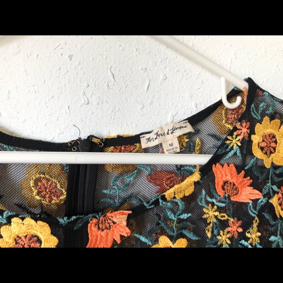 NWOT For Love and Lemons Amelia Swing Mini Dress M - Picture 9 of 12